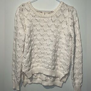 White Knit Sweater